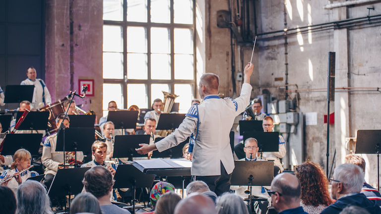 Kaartin soittokunnan rumpuryhmä